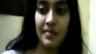 sexy bengali colg girl flashes her titties