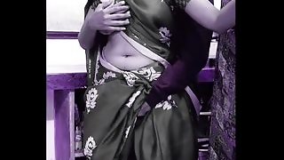 Big bootie beautiful saree bhabi hotwife hasband and fuck missionary and doggy fashion by devor in kitchen