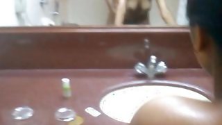 Fucking my Gorgeous figure, Randi, Cheater Step Sis Priya in hotel bathroom from back ! Slow motion Video ! F21