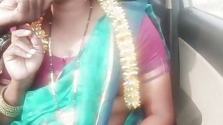 Step father stepdaughter in law van sex, telugu grubby talks, part -1