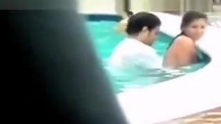 Indian Couple Fucking In Swimming Pool Shoot With Hidden Cam