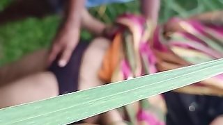 Desi Indian Bhabhi in the jungle with step-brother