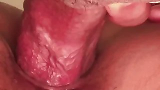 She Enjoying Fat Cock in Her Tight Ass Her Pussy Dripping Wet with Cum Anal Pleasure Orgasm