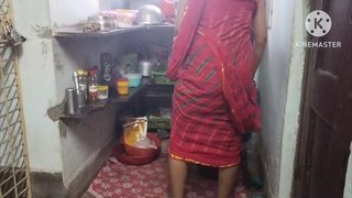 Desi bhabhi chudai in Desi kitchen