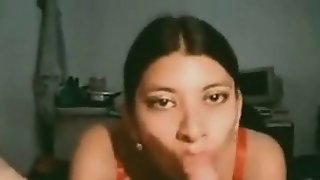 Desi woman knows gargle sucking