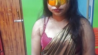 Indian bangoli husband send his sexy wife to his chief so as not to be fired from work with bangla audio