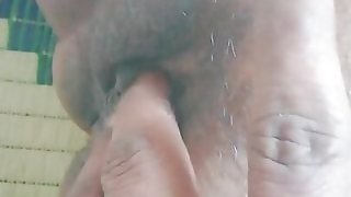 Kavitha aunty hasband showing pink pussy