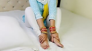 Bhabhi jee lube massage karane ka mauka do devar fuckfest Devar Sister-in-law satisfy give me a opportunity to do lubricant massage romantic sex