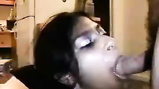 Desi girl enjoys being facefucked