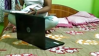 College Professor Satish Fucked Married IT Student on Jeans at her Home- Hindi Loud Moaning