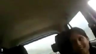 Indian couple in car gets super-naughty