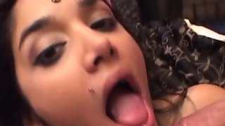 Sensual Babe Getting Bih Strokes From Stud Taking Cum For