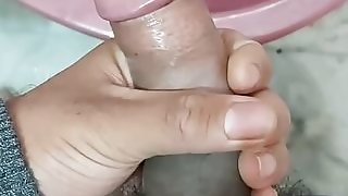 Desi big dick handjob