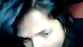 Indian Chick Giving Her Man Head POV