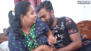 Desi Mallu Aunty luvs his neighbor's Big Dick when she is all alone at home ( Hindi Audio )