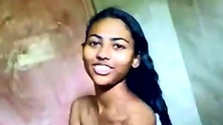 indian teen in shower with her bf