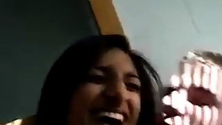 Indian Woman smooching her white boyfriend Desi NRI
